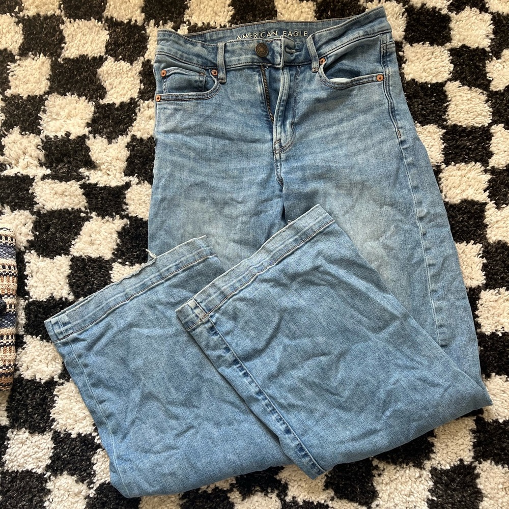 Wide leg jeans